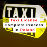 Taxi License Process in Poland for Foreigners and Requirements